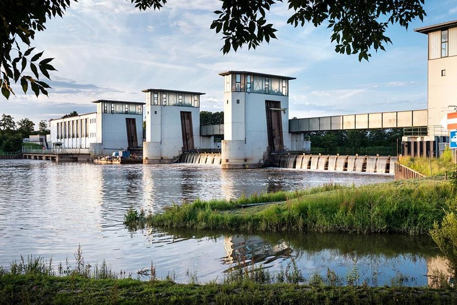 The Petershagen hydropower plant 