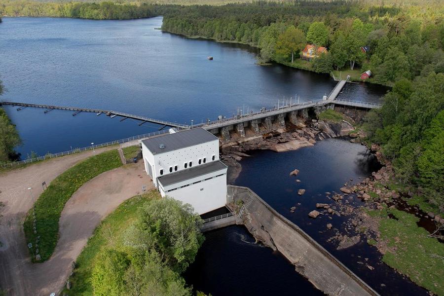 Majenfors nya hydropower plant